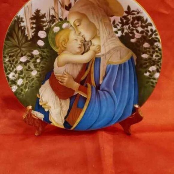 VTG 197 HAVILAND LIMOGES 1976 "MADONNA AND CHILD" PLATE BY BOTTICELLI LIMITED ED - Picture 2 of 4